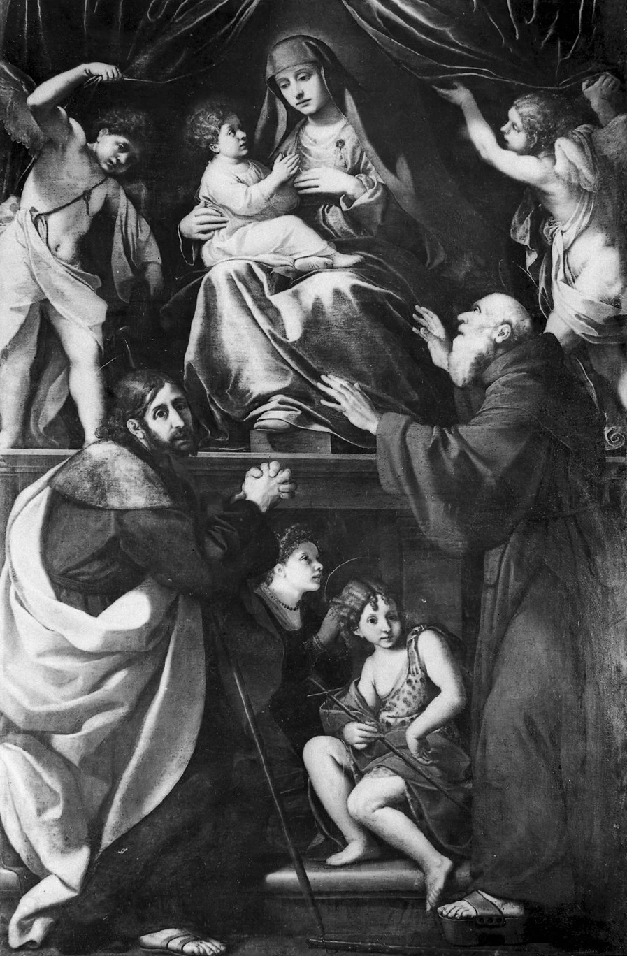 Madonna con Bambino e santi - Santa Maria dei Servi, Bologna